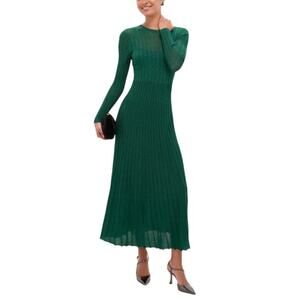 Tuckernuck Shimmer Green Cammie Maxi Dress Size XS